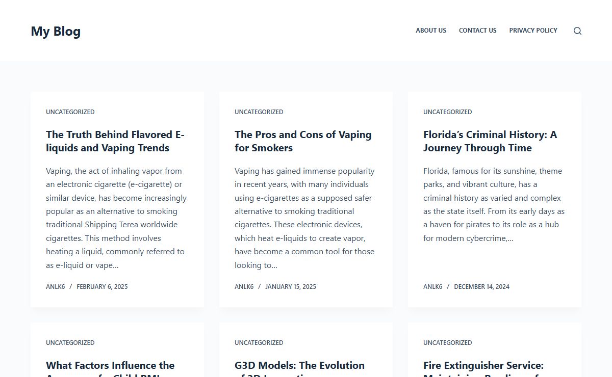 My Blog – My WordPress Blog