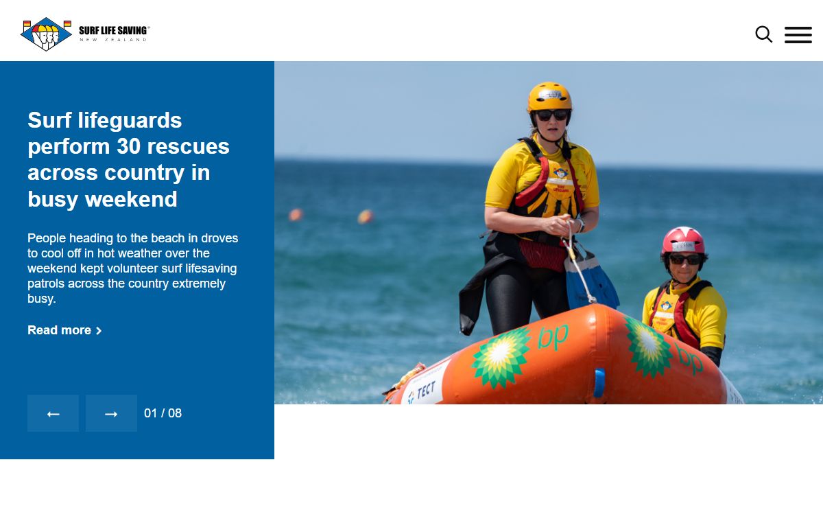 Surf Lifesaving NZ - Homepage