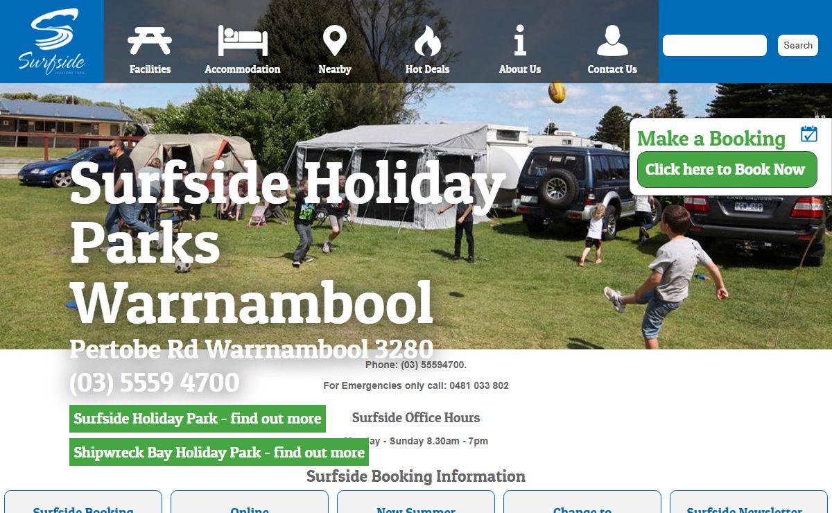 Welcome to Surfside Holiday Parks Warrnambool | surfsidepark.com.au