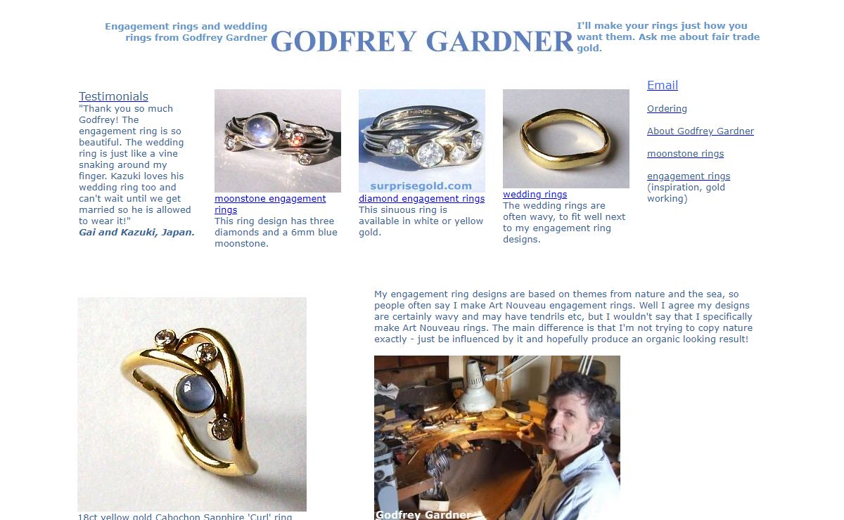 Ethical Engagement Rings and Jewellery, Fair Trade Gold