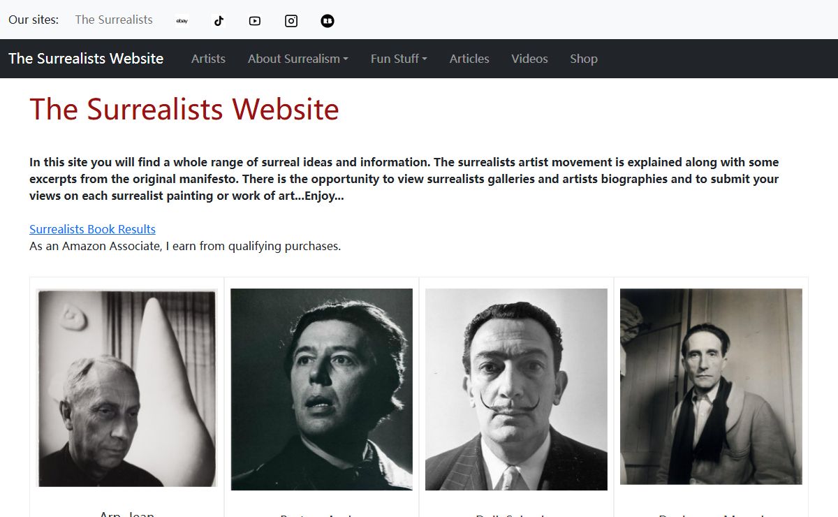 The Surrealists Website