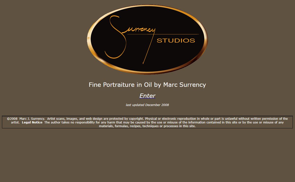 Surrency Studios - Portrait Artist Marc Surrency,Specializing in Portrait Painting, Portrait Art and Commissioned Art