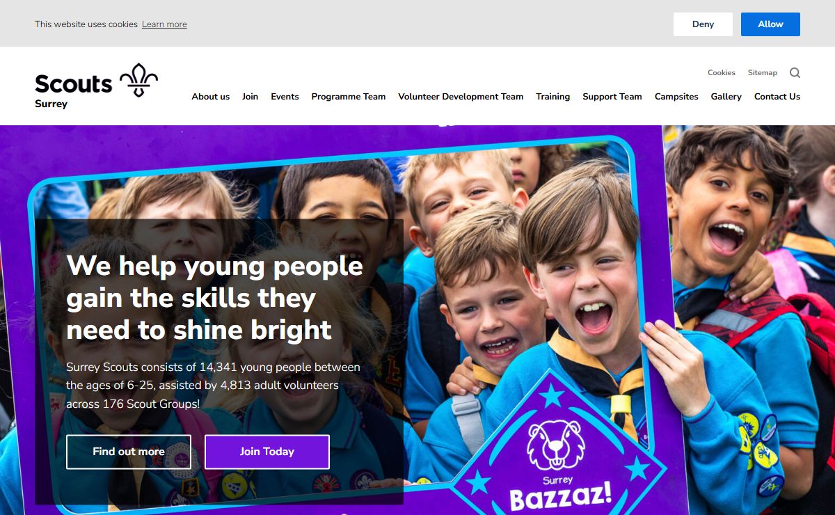 Surrey Scout County | Skills for Life