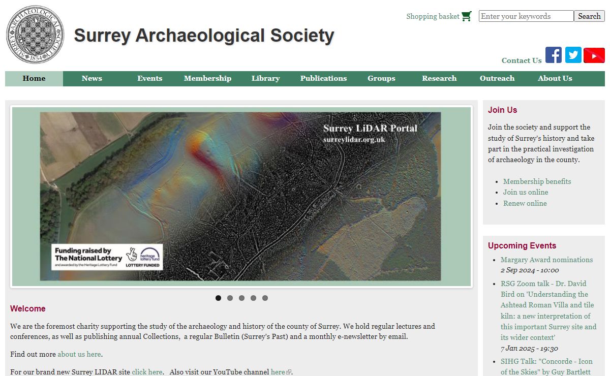 Welcome | Surrey Archaeological Society