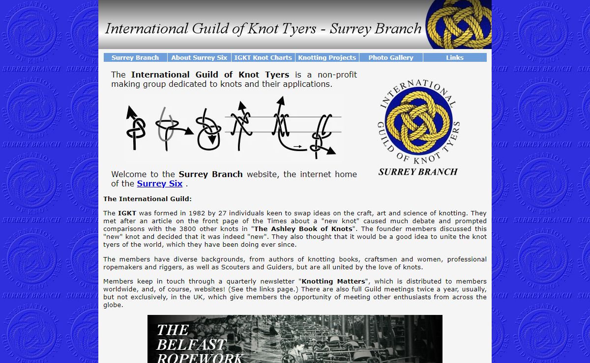 International Guild of Knot Tyers - Surrey Branch - Surrey Branch