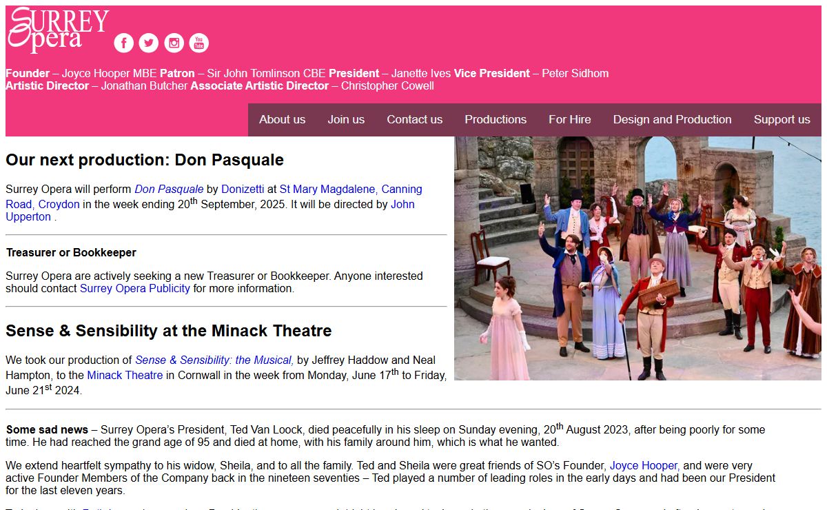 Surrey Opera | Surrey Opera Home Page