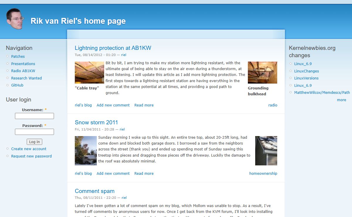 Rik van Riel's home page | Rik van Riel's home page