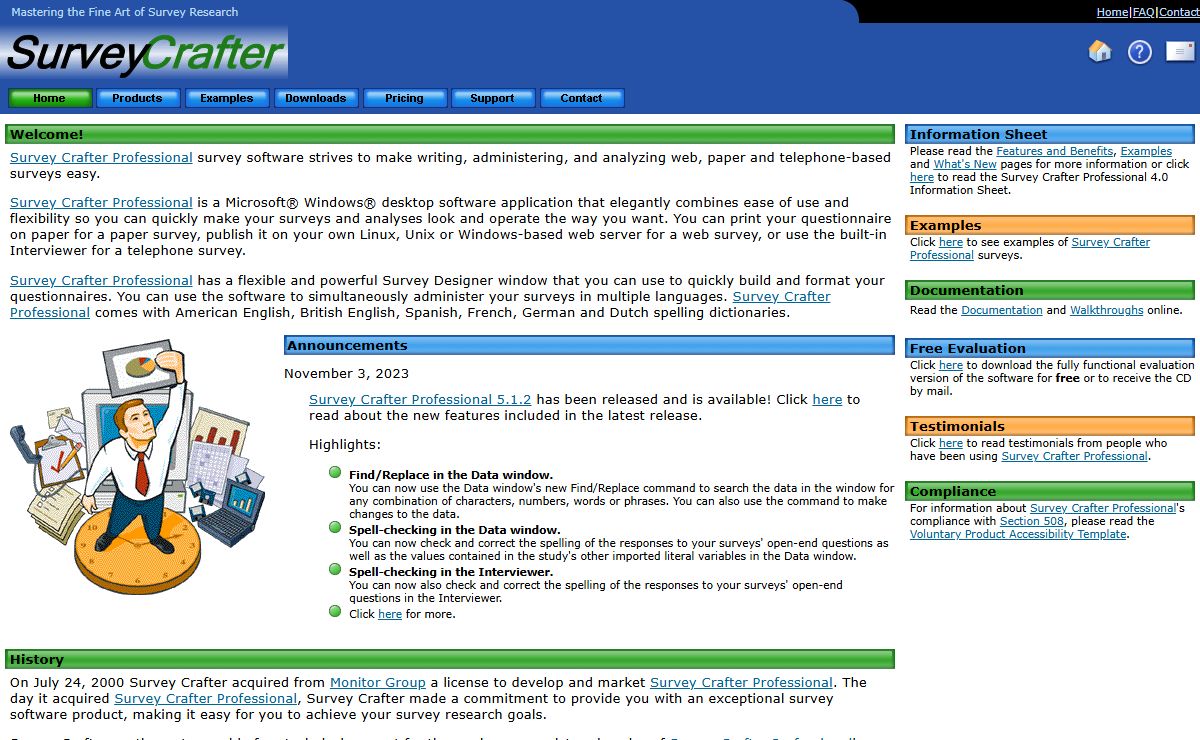 Survey Crafter - Survey Software for Web, Paper and Telephone-Based Marketing Surveys