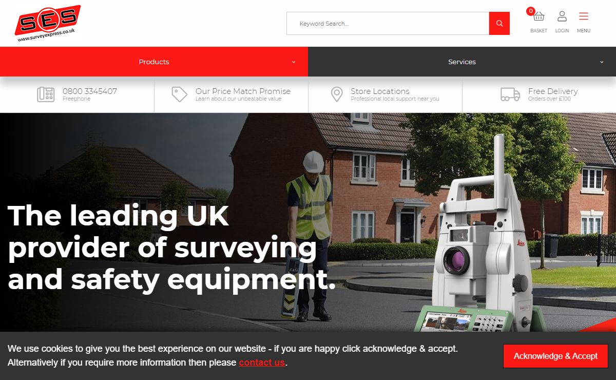 Survey Express Services are the UK’s premier independent Survey and Site Safety Equipment Specialists.