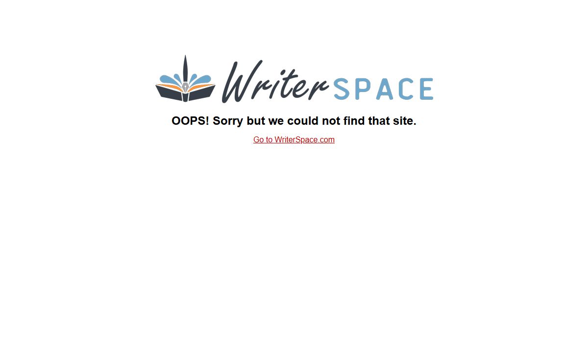 Sorry site not found