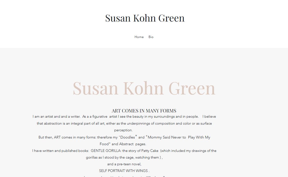 Home | Susan Kohn Green