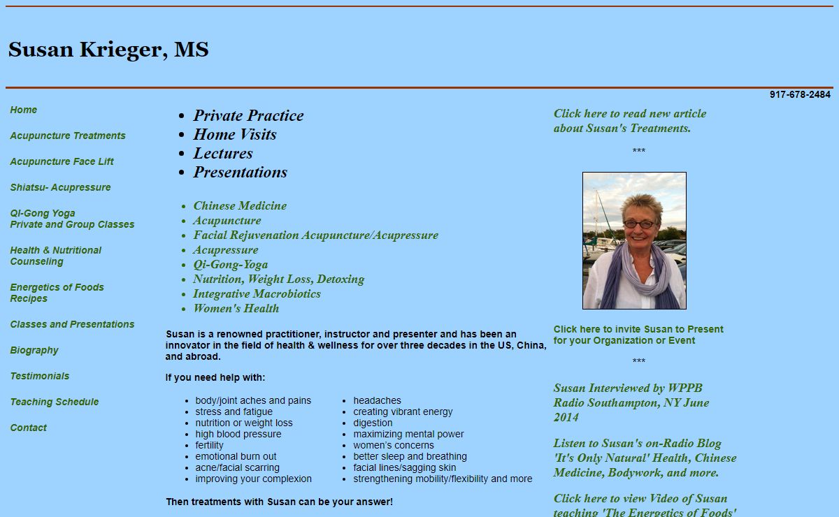Acupuncture | Chinese Medicine | Susan Krieger NYC