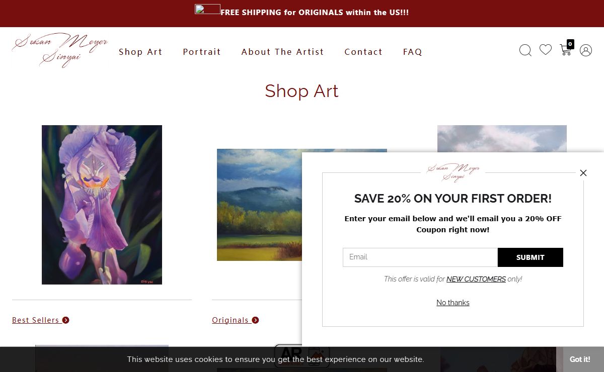 Shop Art | Susan Sinyai Gallery of Art