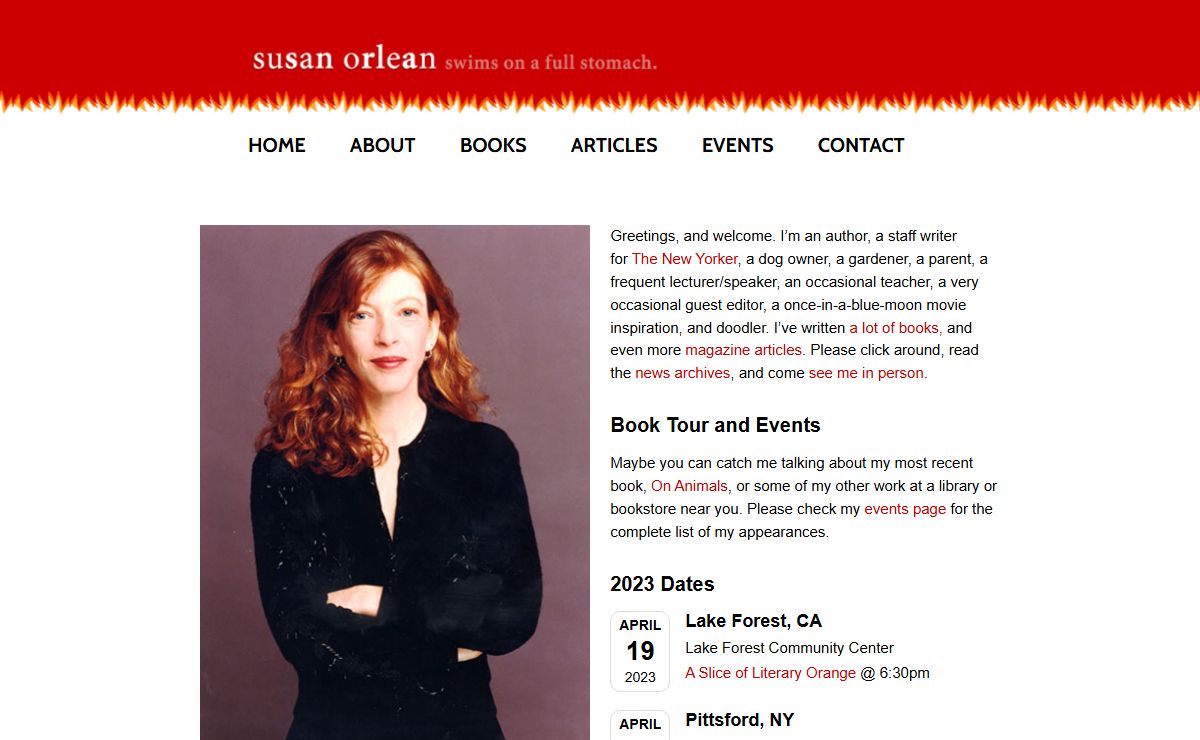 Susan Orlean – Author Website