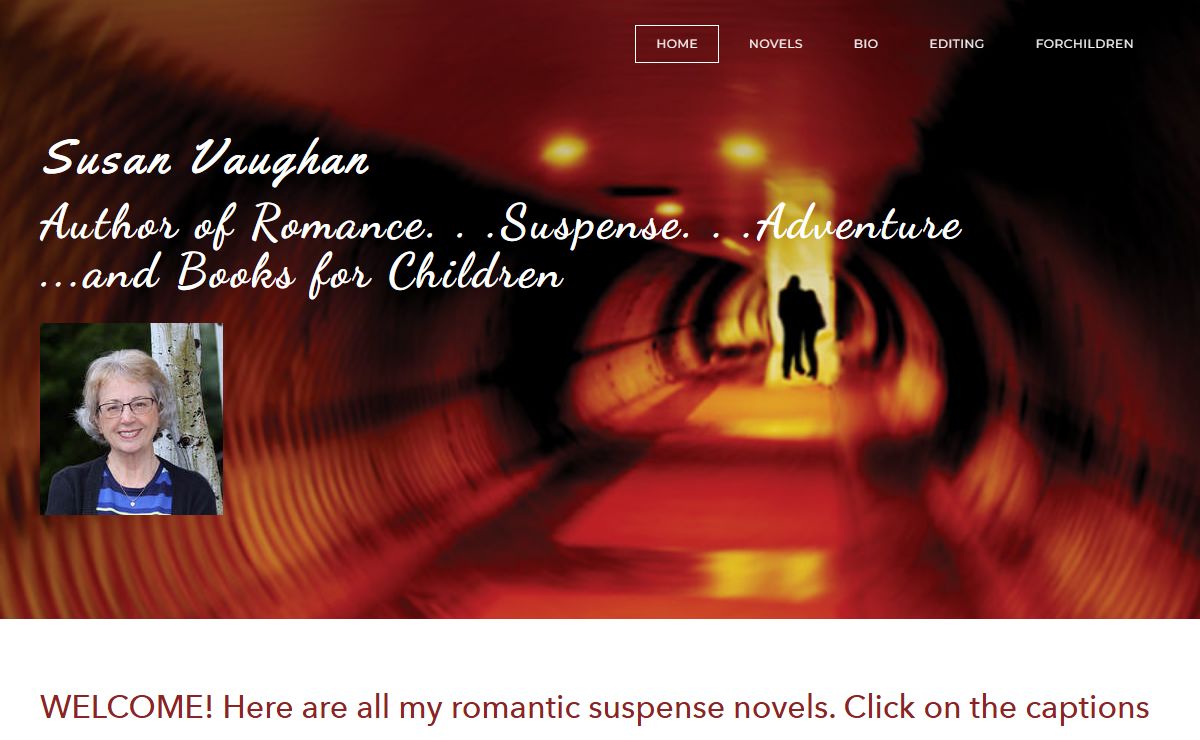 Susan Vaughan -- Author of Romance...Adventure...Suspense