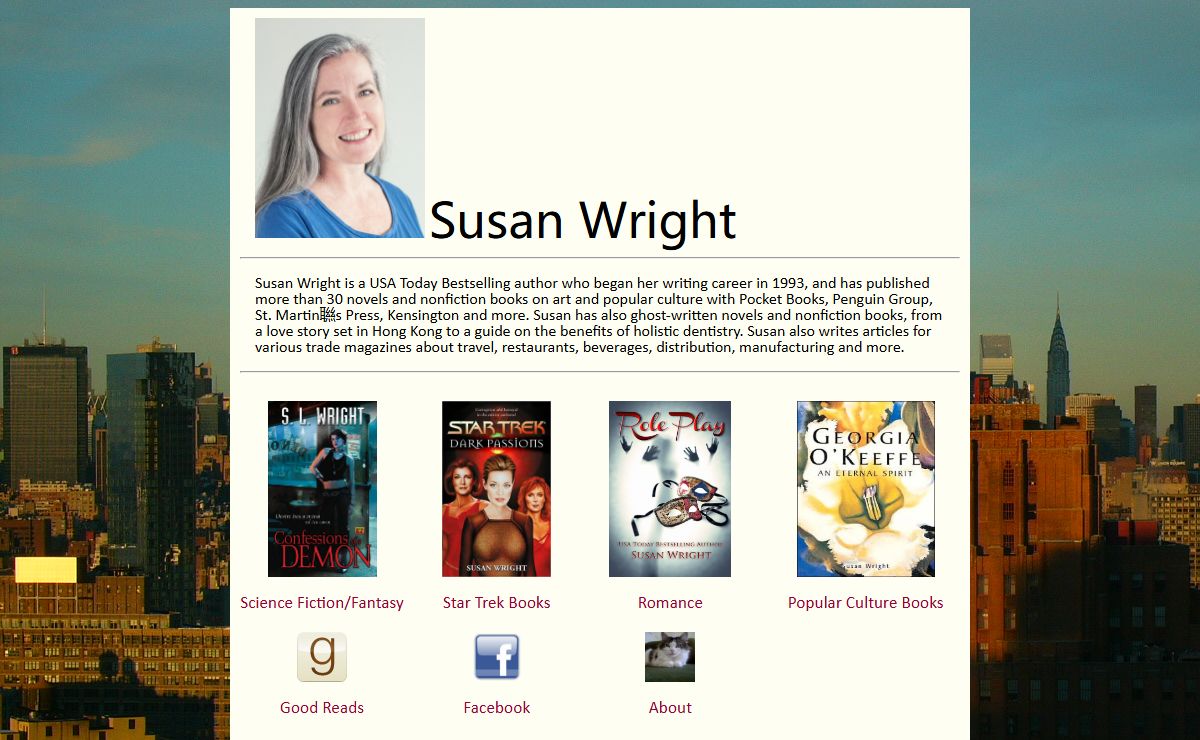 Susan Wright - Author