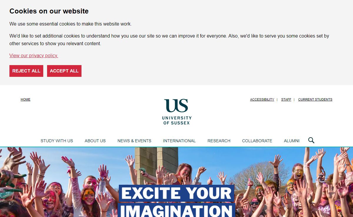 University of Sussex - a leading, research-intensive university