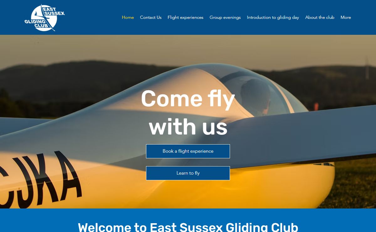 East Sussex Gliding Club | Flight Experiences | Ringmer, Lewes, UK
