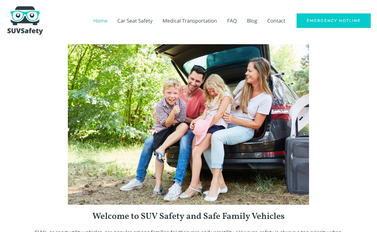 SUV Safety – SUV and car seat safety for families.