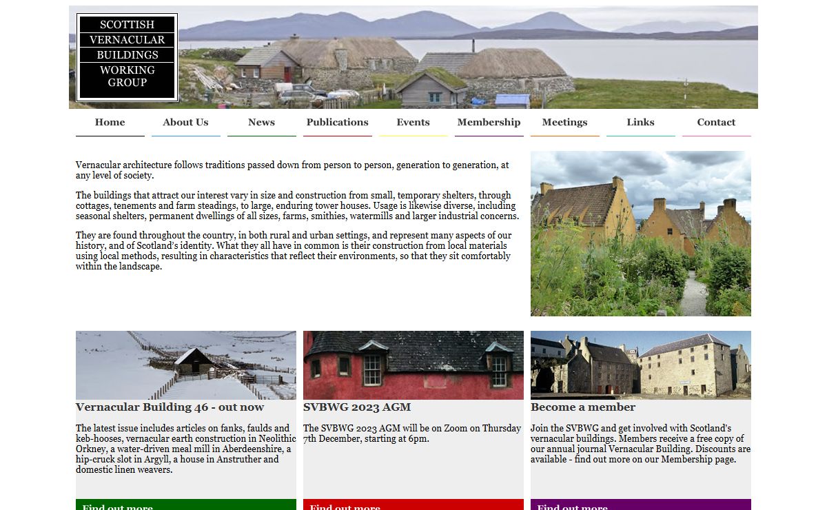 SVBWG - The Scottish Vernacular Buildings Working Group