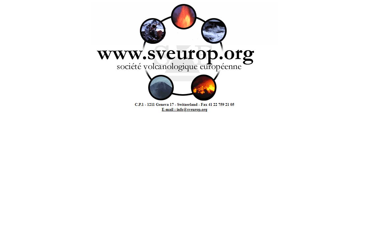 SVE - Société Volcanologique Européenne