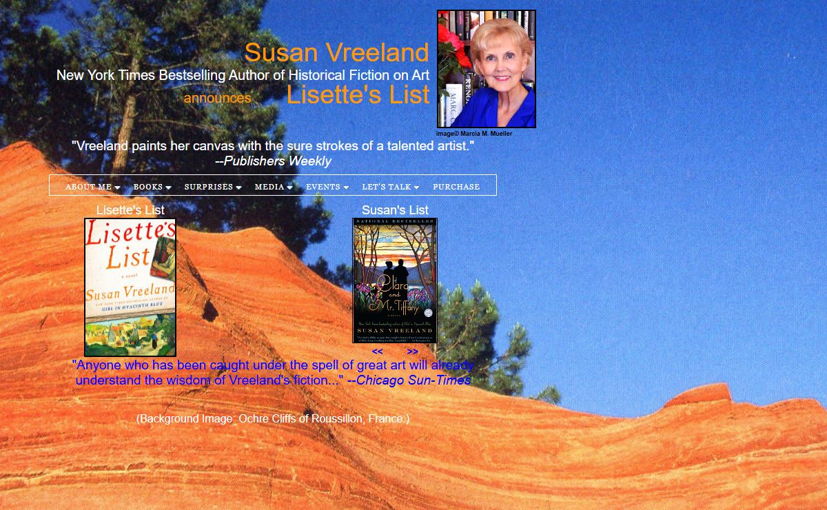 Susan Vreeland Books by