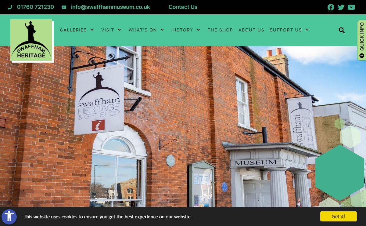 Visit the Swaffham Museum in Norfolk