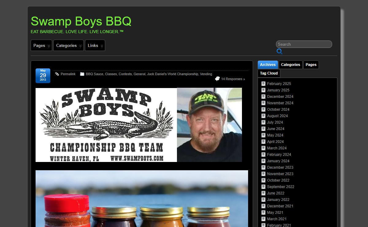 Swamp Boys BBQ – Eat Barbecue. Love Life. Live Longer.™