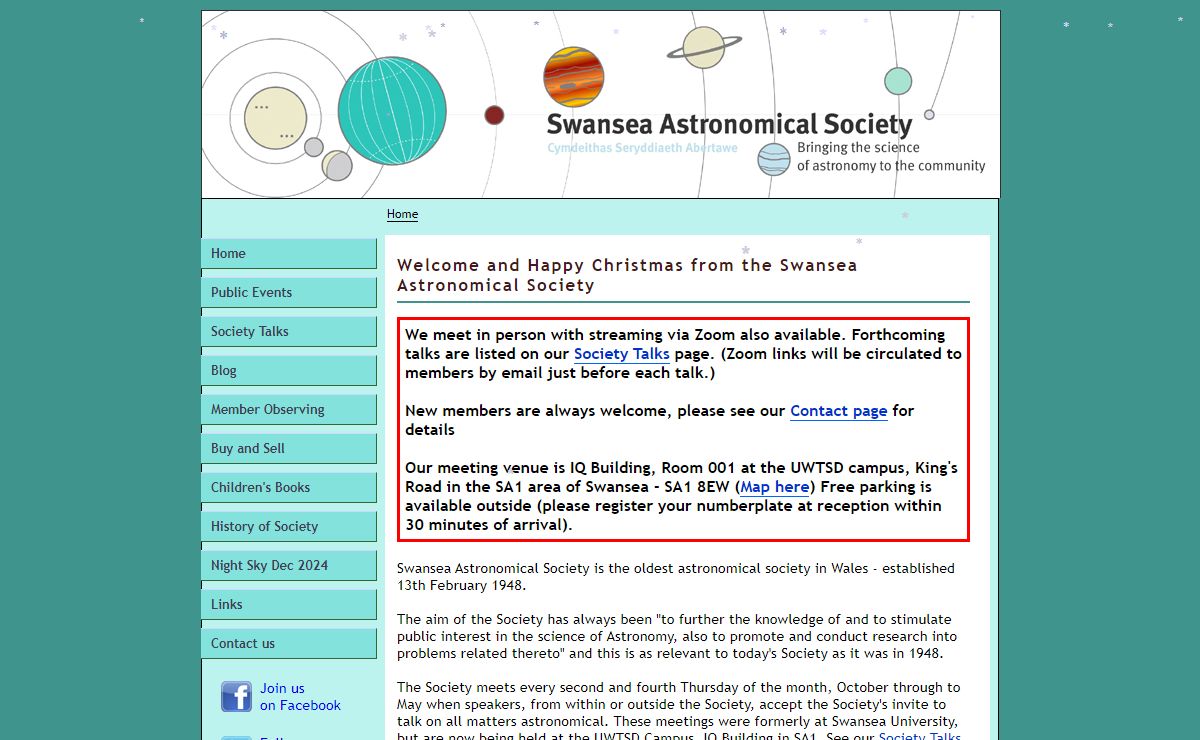 Swansea Astronomical Society