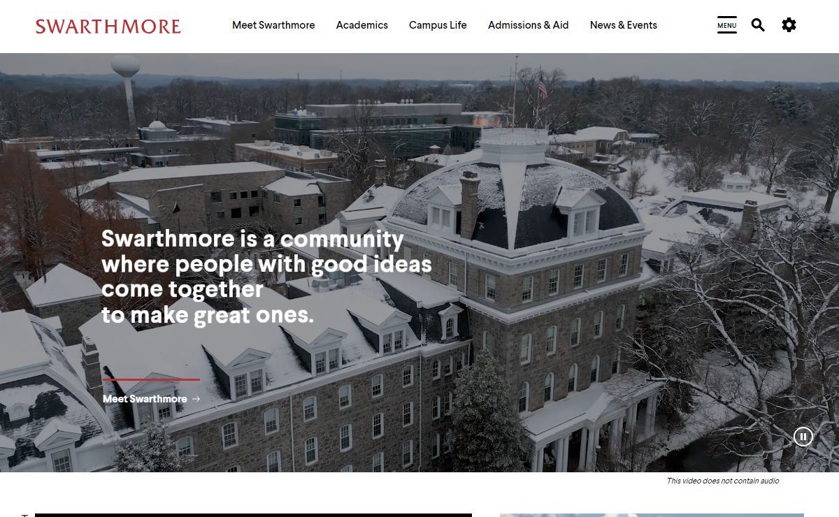 Swarthmore Home :: Swarthmore College