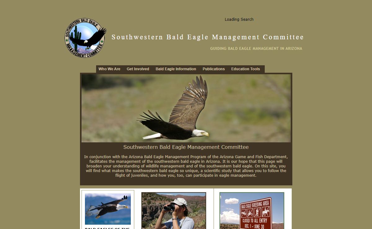 Southwest Bald Eagle Management Committee Homepage