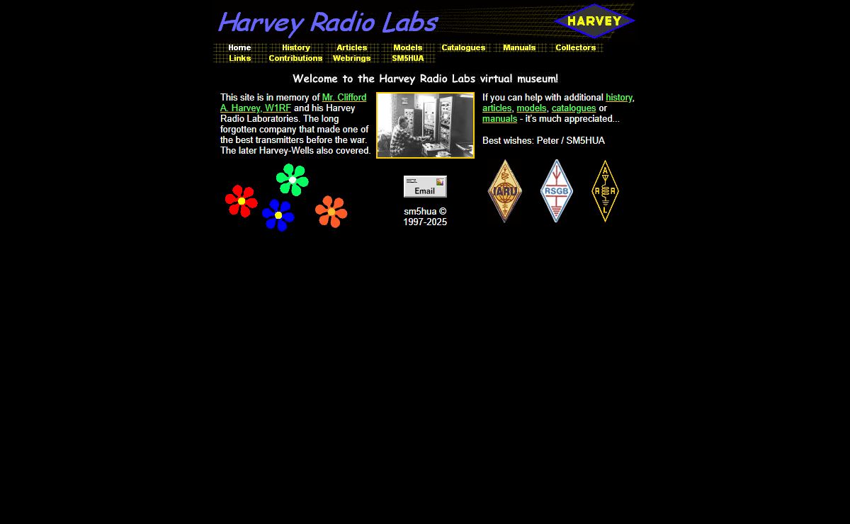Harvey Radio Labs virtual museum