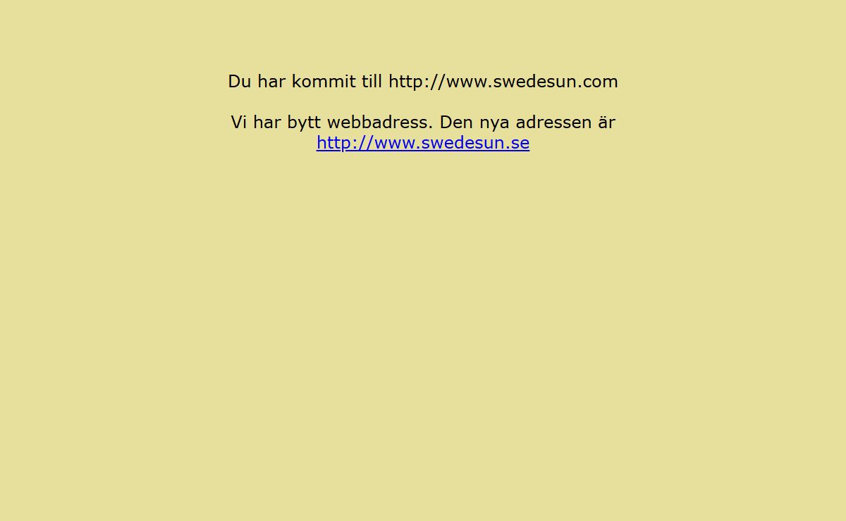 Swede Sun Marketing AB / Webshop