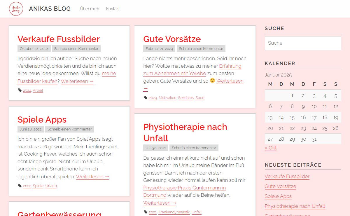 Anikas Blog - Ein Blog über meine süße Freiheit