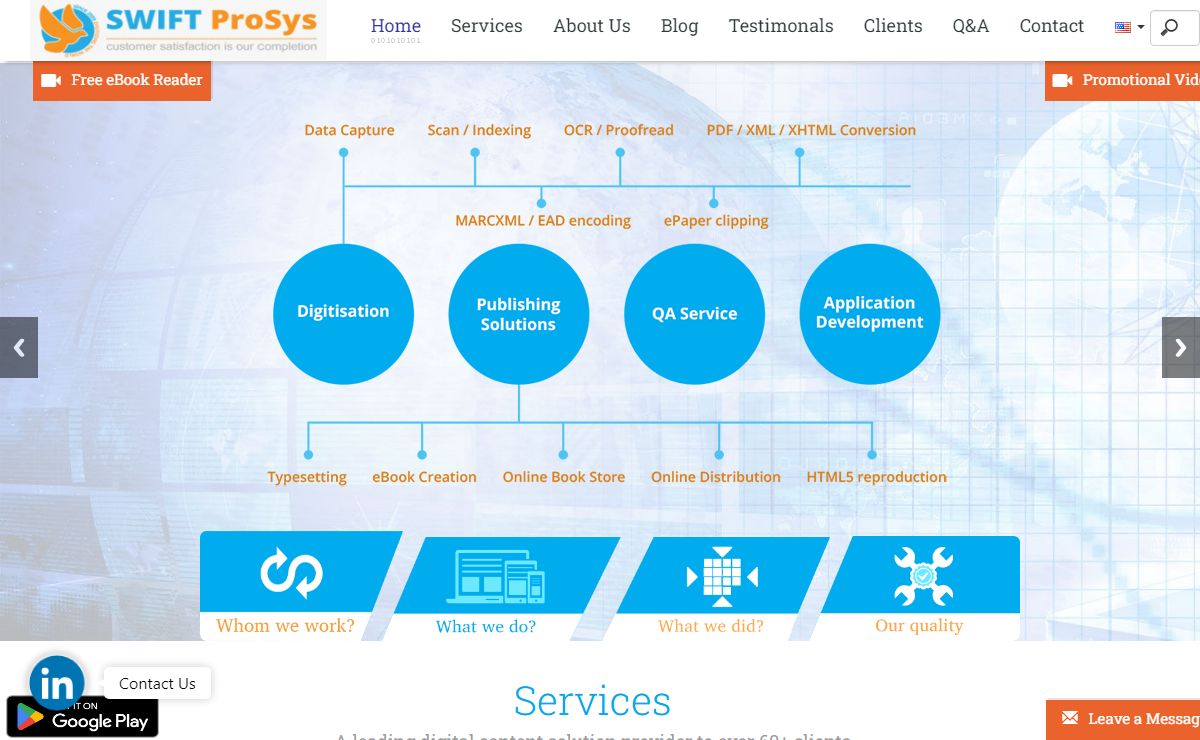 Content Digitization, OCR, Data Capture, eBook Services in INDIA