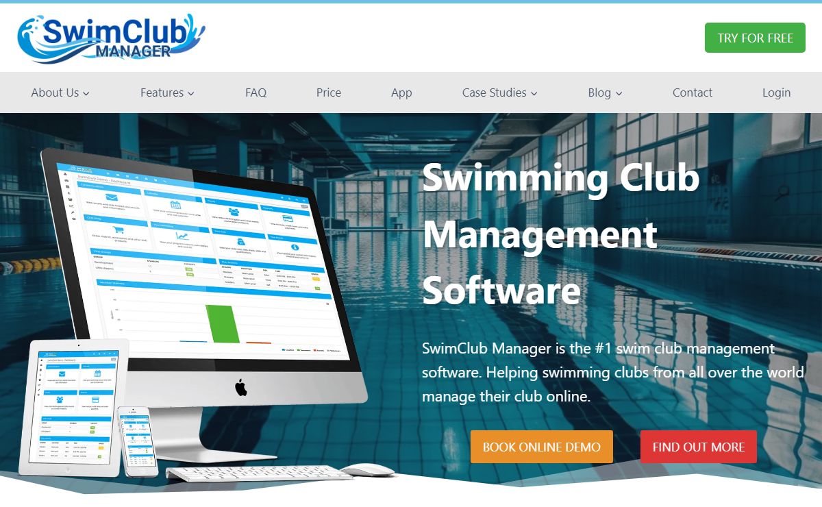 Simple to use swimming club management software