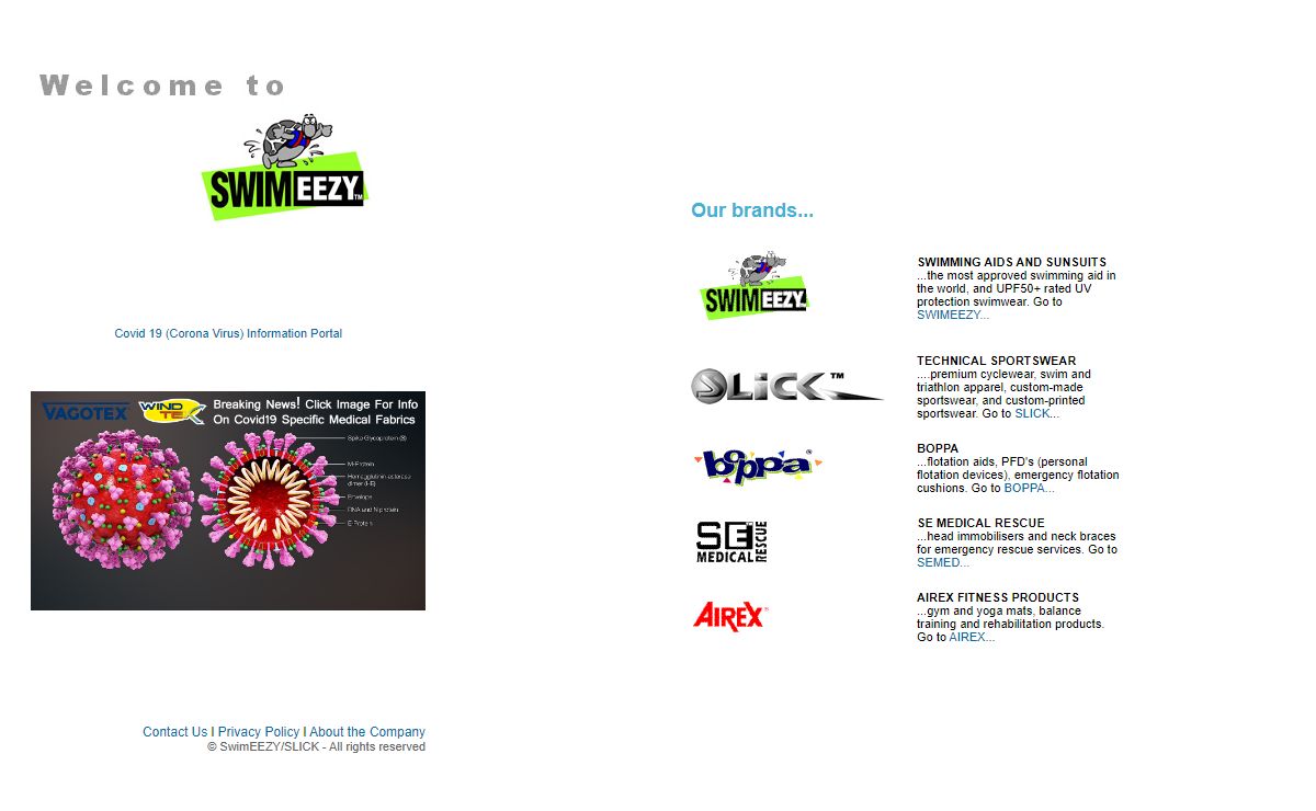 Welcome to SwimEEZY, home for SwimEEZY, SLICK, BOPPA, SE MED RESCUE and AIREX brands