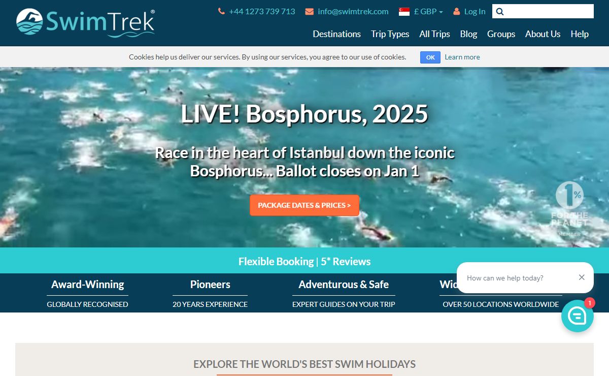 Swimming Holidays, Tours and Trips | SwimTrek