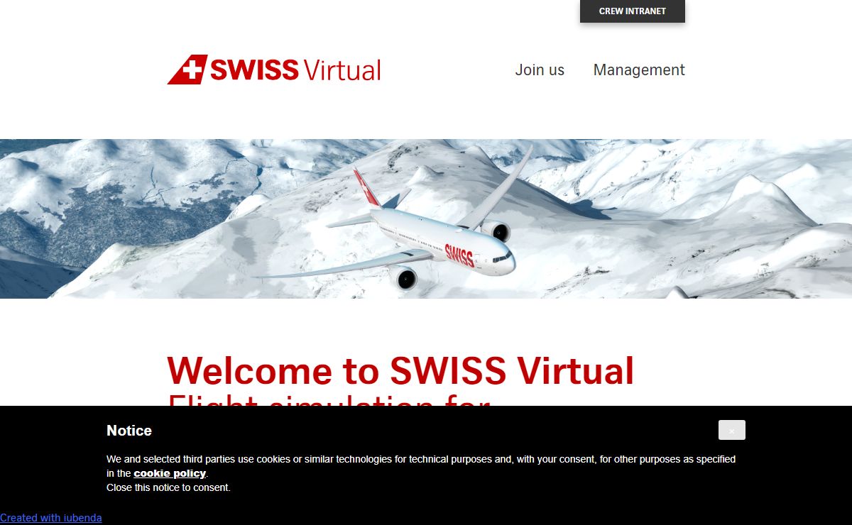 SWISS Virtual – Home for all Friends of SWISS
