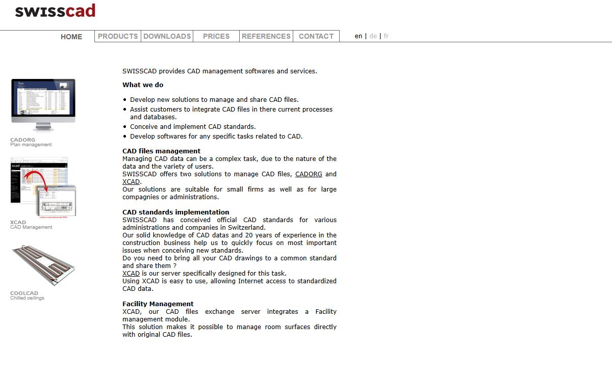 Swisscad - CAD management softwares - HOME
