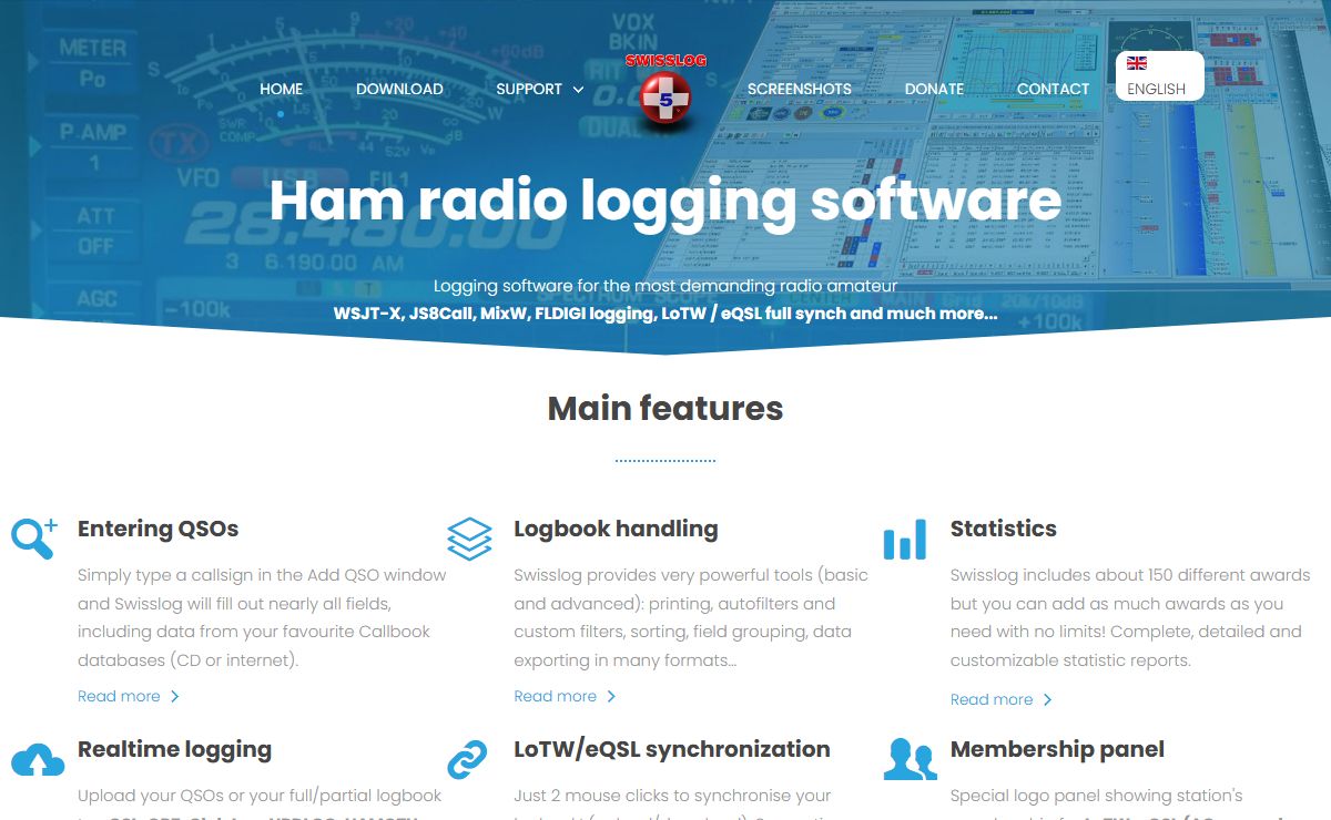 Swisslog Ham Radio Logging Software