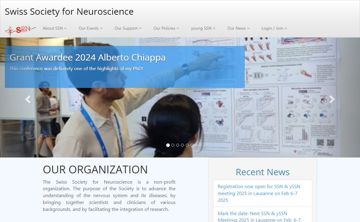 Swiss Society for Neuroscience | Neuroscience, Association