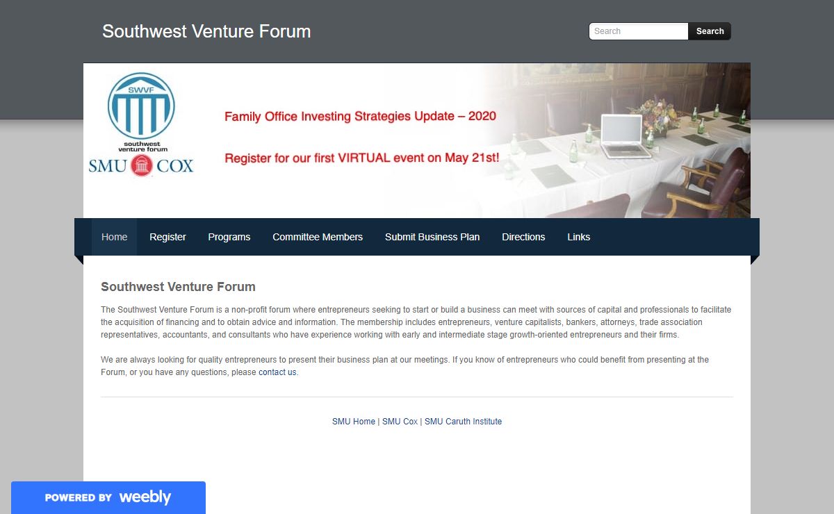 Southwest Venture Forum - Home