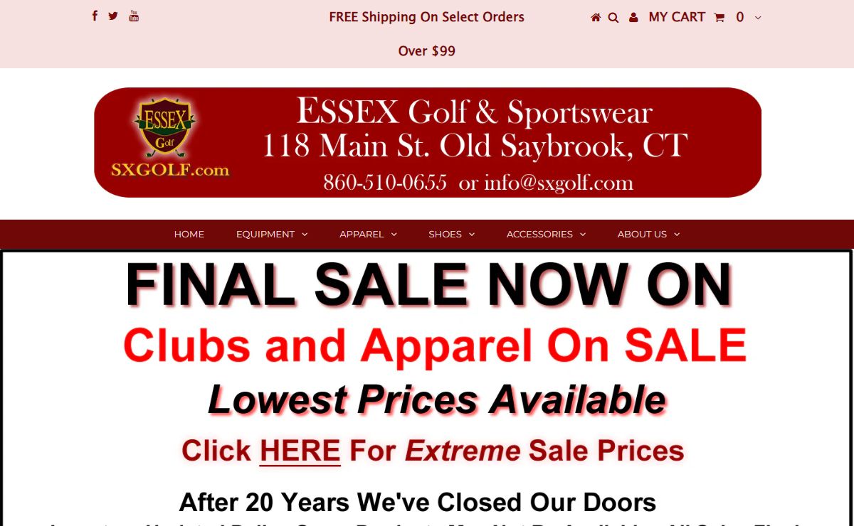 Essex Golf & Sportswear - Connecticut's Store For Golf and More!