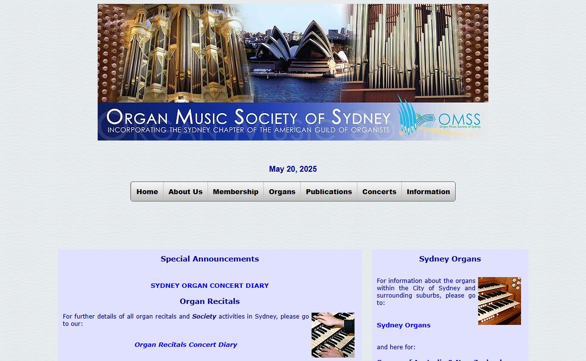 The Organ Music Society of Sydney