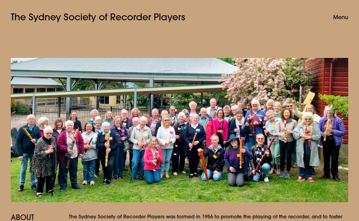 The Sydney Society of Recorder Players