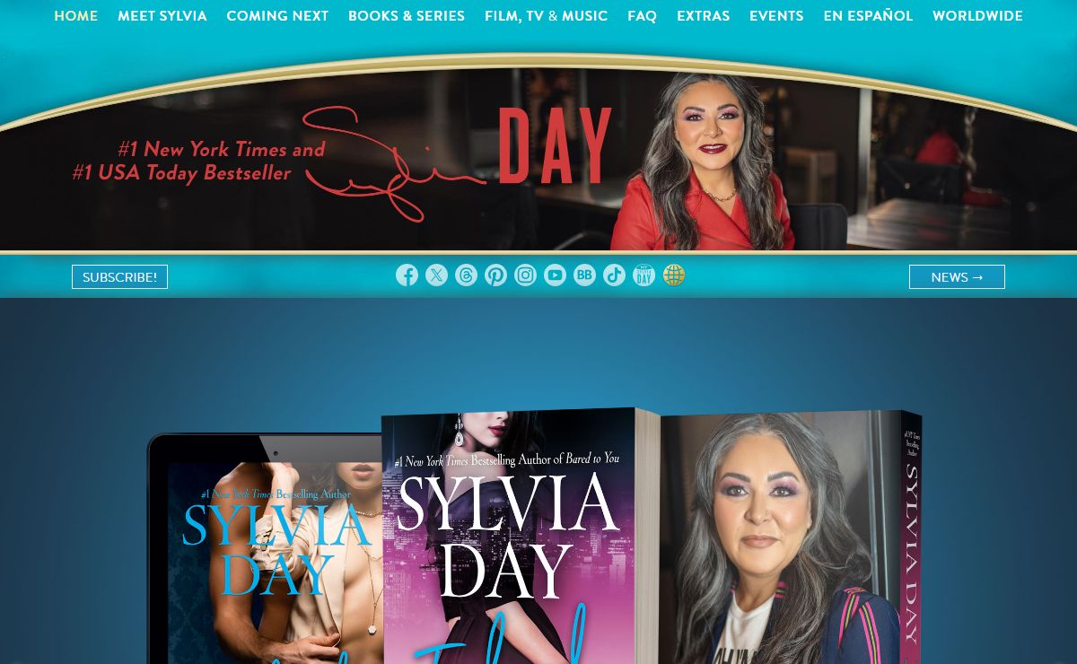 Sylvia Day • The Multimillion Bestselling Author