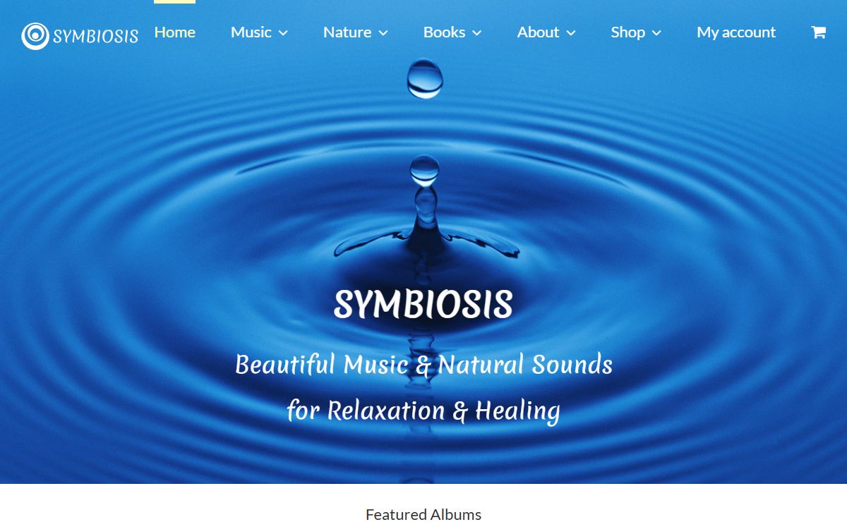 Home - Perfect Music & Nature Sounds for Relaxation, Healing & Wellbeing - Symbiosis