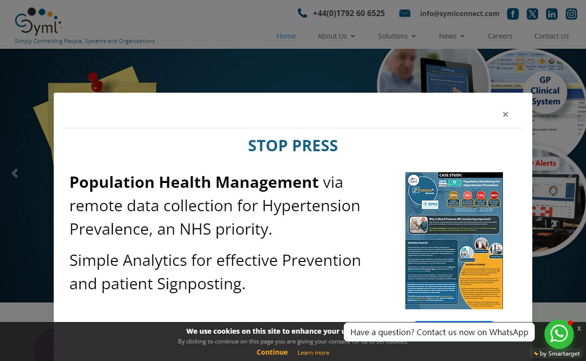 Innovative digital health software solutions primarily for the healthcare market | SymlConnect
