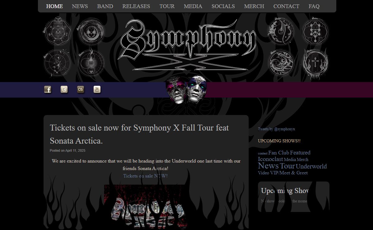 Symphony X | The Official Symphony X Website